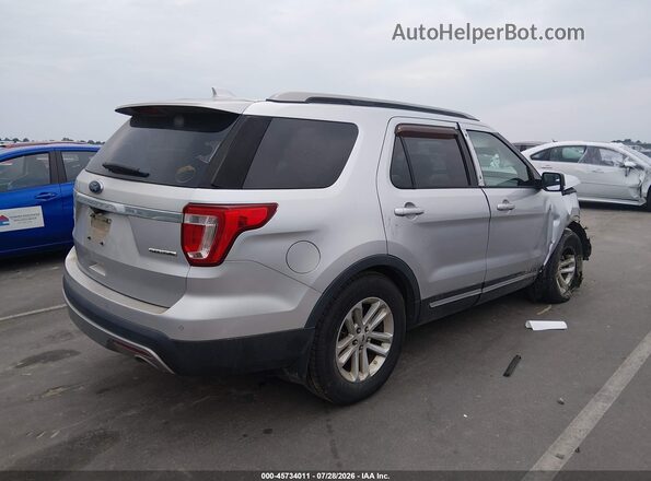 1FM5K7D8XGGA99058 2016 FORD EXPLORER Серебряный Задняя правая четверть