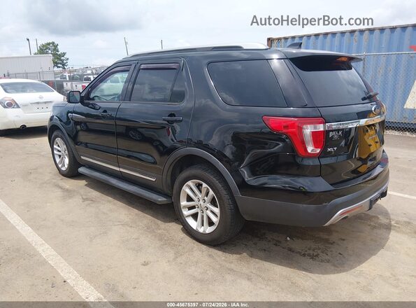 1FM5K7D8XGGC12071 2016 FORD EXPLORER Черный Задняя левая четверть