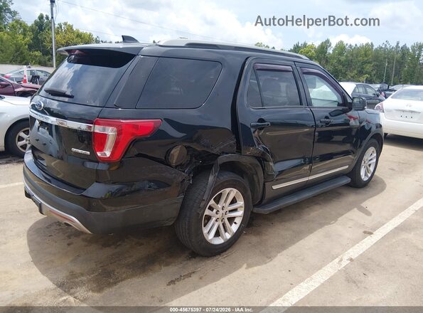 1FM5K7D8XGGC12071 2016 FORD EXPLORER Черный Задняя правая четверть