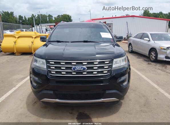 1FM5K7D8XGGC12071 2016 FORD EXPLORER Черный Вид щитка приборов