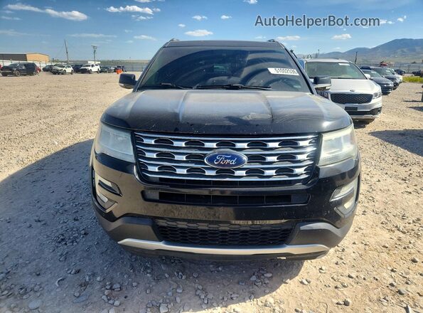1FM5K7D8XGGD00280 2016 FORD EXPLORER Black Vista frontal