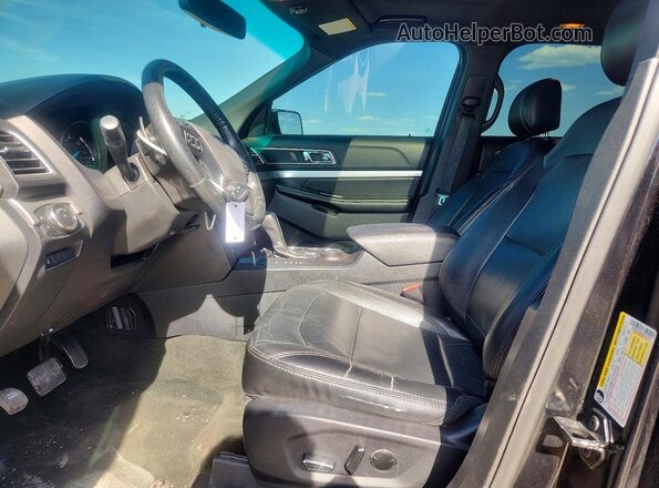 1FM5K7D8XGGD00280 2016 FORD EXPLORER Black Vista interior delantera