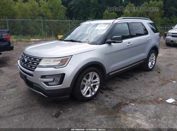 1FM5K7D8XHGC20253 2017 FORD EXPLORER Silver Առջևի ձախ երեք քառորդ տեսարան