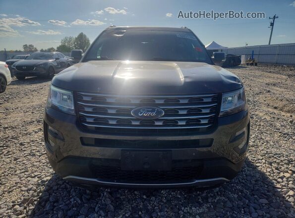 1FM5K7D8XHGC55696 2017 FORD EXPLORER Charcoal Вид спереду