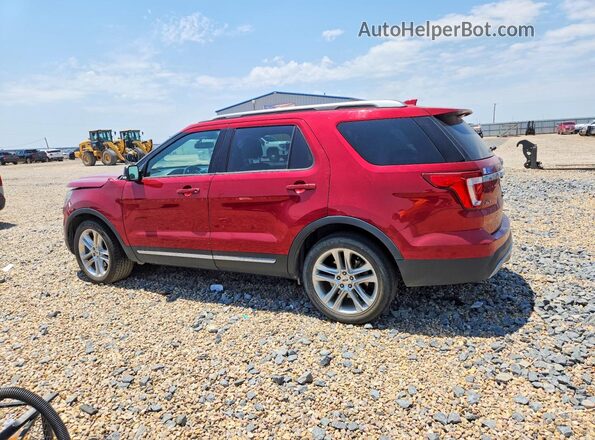 1FM5K7D8XHGE37219 2017 FORD EXPLORER Темно-бордовый Задняя левая четверть