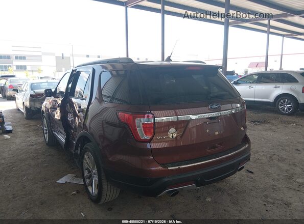 1FM5K7D8XJGA55083 2018 FORD EXPLORER Brown Հետևի ձախ