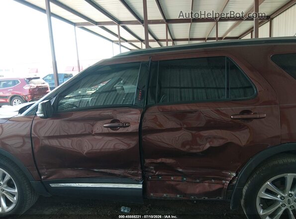 1FM5K7D8XJGA55083 2018 FORD EXPLORER Brown Դիմացի տեսք