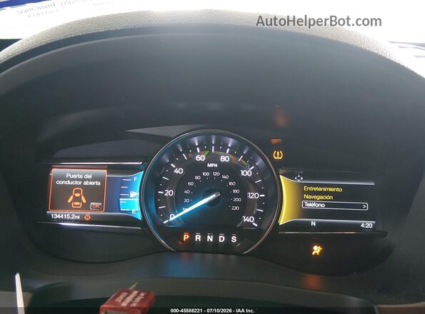 1FM5K7D8XJGA55083 2018 FORD EXPLORER Brown Հետևի նստատեղերի տեսք