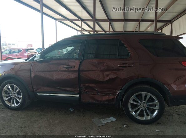 1FM5K7D8XJGA55083 2018 FORD EXPLORER Brown Սալոնի 360 աստիճան տեսք