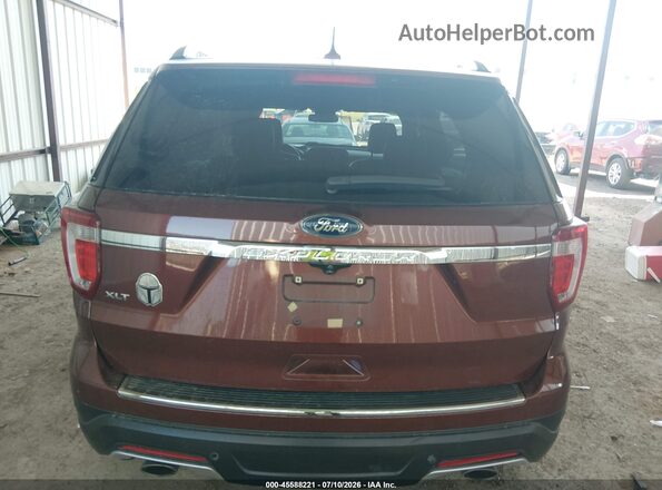 1FM5K7D8XJGA55083 2018 FORD EXPLORER Brown 