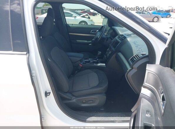 1FM5K7D8XKGA40374 2019 FORD EXPLORER White წინა სალონის ხედი