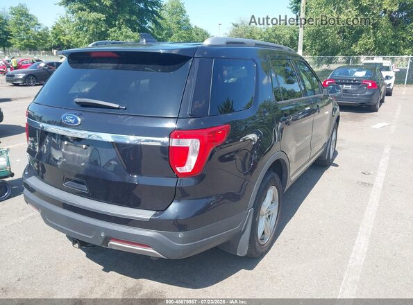 1FM5K7D8XKGA69681 2019 FORD EXPLORER Black Rear right