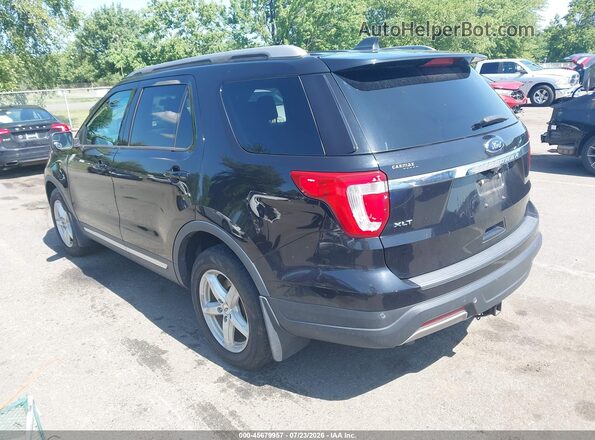 1FM5K7D8XKGA69681 2019 FORD EXPLORER Black Rear left