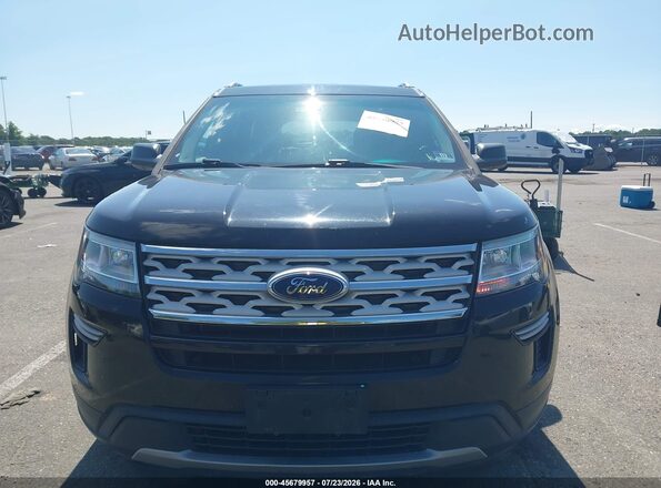 1FM5K7D8XKGA69681 2019 FORD EXPLORER Black Instrument cluster view