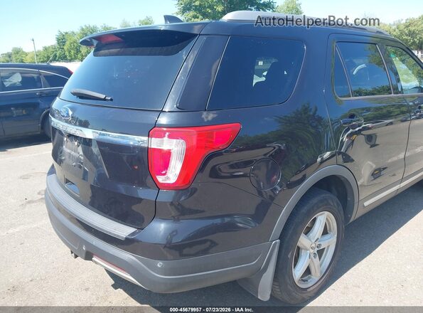 1FM5K7D8XKGA69681 2019 FORD EXPLORER Black Front view