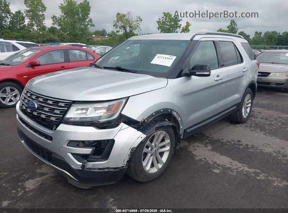 1FM5K7DH0GGD00255 2016 FORD EXPLORER Silver Передня ліва чверть