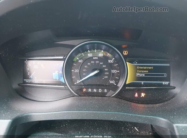 1FM5K7DH0GGD00255 2016 FORD EXPLORER Silver Вид задніх сидінь