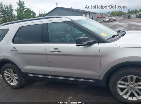 1FM5K7DH0GGD00255 2016 FORD EXPLORER Silver Вид задньої частини салону