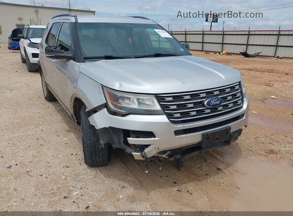 1FM5K7DH0HGA61050 2017 FORD EXPLORER Silver Դիմացի տեսք