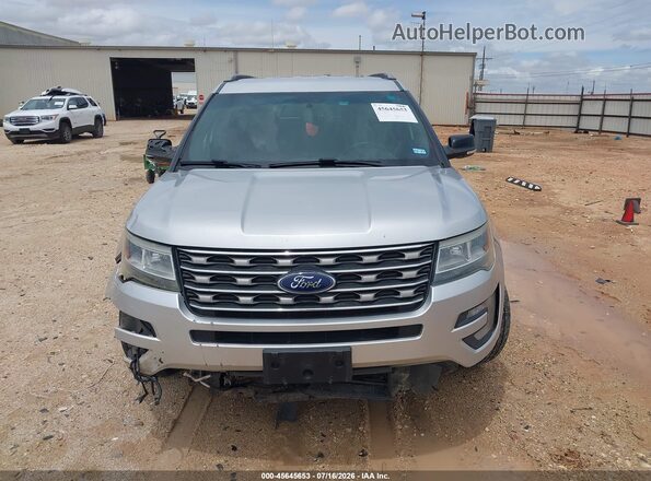 1FM5K7DH0HGA61050 2017 FORD EXPLORER Silver Սարքավորումների վահանակի տեսք