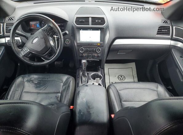 1FM5K7DH1HGA45813 2017 FORD EXPLORER Gray Vista del salpicadero