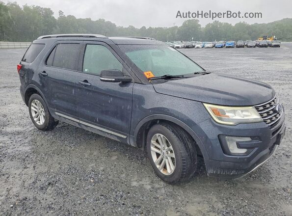 1FM5K7DH1HGA45813 2017 FORD EXPLORER Gray Delantero derecho
