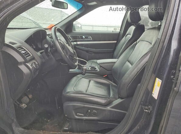 1FM5K7DH1HGA45813 2017 FORD EXPLORER Gray Vista interior delantera