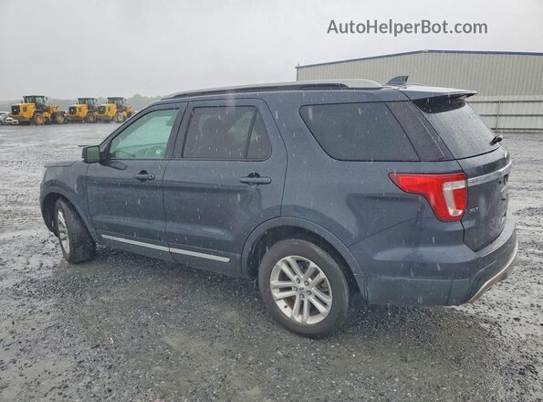 1FM5K7DH1HGA45813 2017 FORD EXPLORER Gray Trasero izquierdo