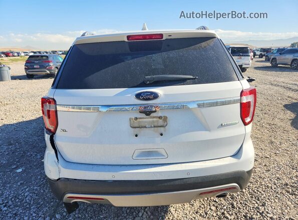 1FM5K7DH2HGC06055 2017 FORD EXPLORER White Rear view
