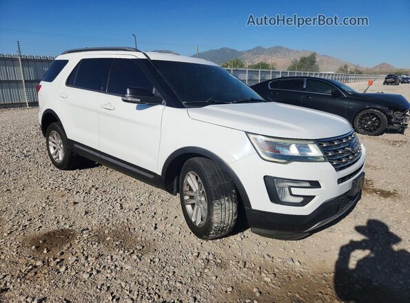 1FM5K7DH2HGC06055 2017 FORD EXPLORER White Front right