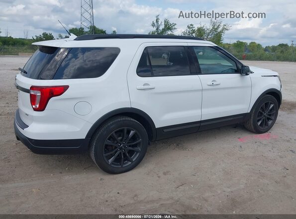 1FM5K7DH2JGC24349 2018 FORD EXPLORER White Tył prawy