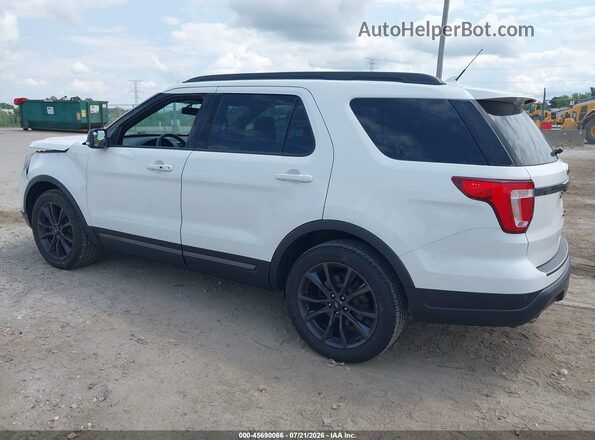 1FM5K7DH2JGC24349 2018 FORD EXPLORER White Tył lewy