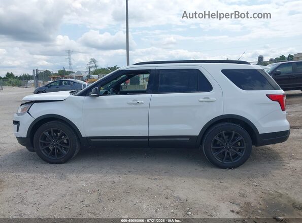 1FM5K7DH2JGC24349 2018 FORD EXPLORER White Widok wnętrza 360 stopni