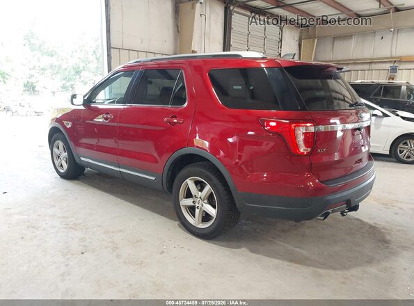 1FM5K7DH2KGA22144 2019 FORD EXPLORER Red Հետևի ձախ