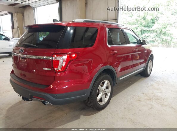 1FM5K7DH2KGA22144 2019 FORD EXPLORER Red Հետևի աջ