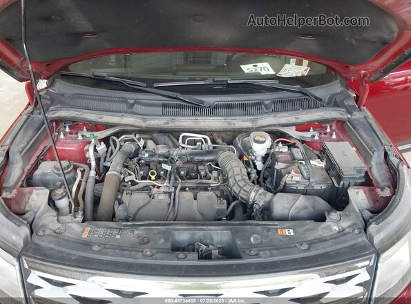 1FM5K7DH2KGA22144 2019 FORD EXPLORER Red Հետևի տեսք