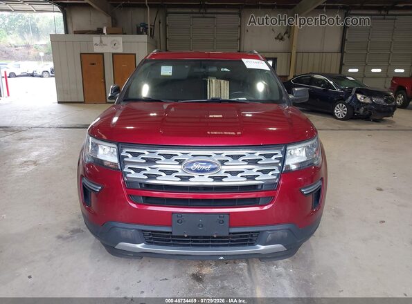 1FM5K7DH2KGA22144 2019 FORD EXPLORER Red Սարքավորումների վահանակի տեսք