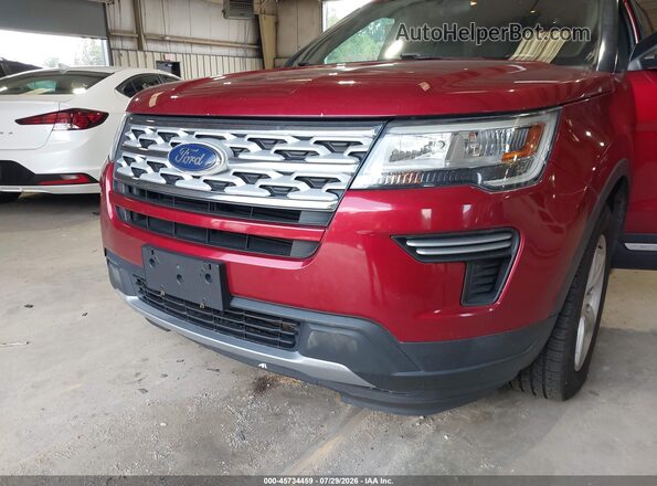 1FM5K7DH2KGA22144 2019 FORD EXPLORER Red Դիմացի տեսք