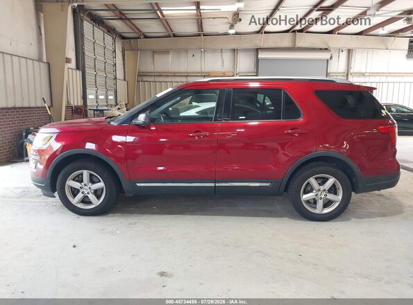 1FM5K7DH2KGA22144 2019 FORD EXPLORER Red Սալոնի 360 աստիճան տեսք