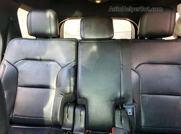 1FM5K7DH3GGD10603 2016 FORD EXPLORER Черный Вид задних сидений