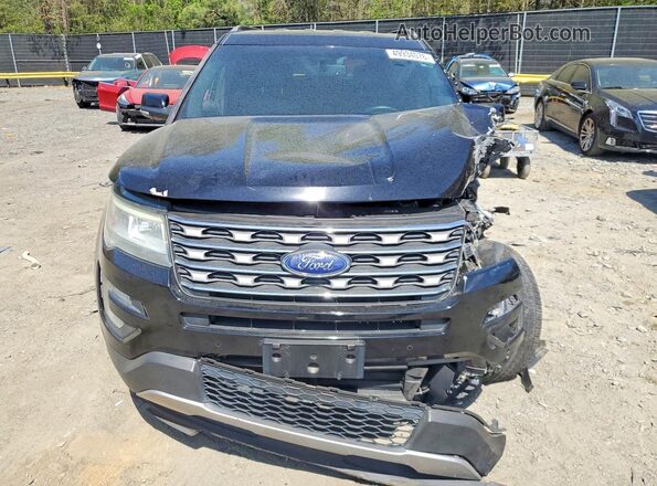 1FM5K7DH3GGD10603 2016 FORD EXPLORER Черный Вид спереди