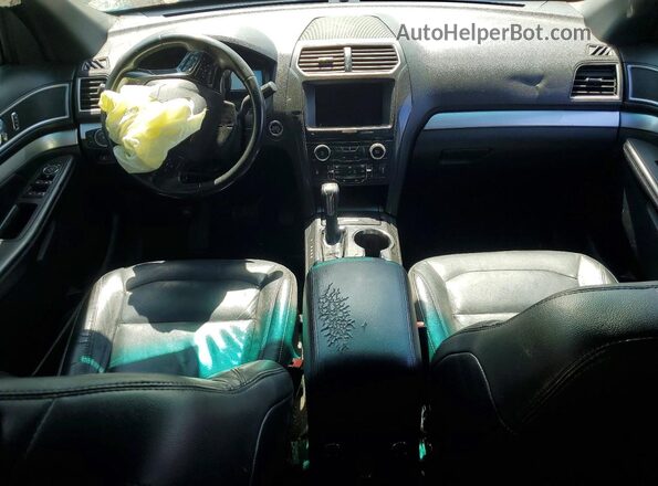 1FM5K7DH3GGD10603 2016 FORD EXPLORER Черный Вид панели приборов