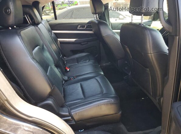 1FM5K7DH3GGD10603 2016 FORD EXPLORER Черный Вид задней части салона