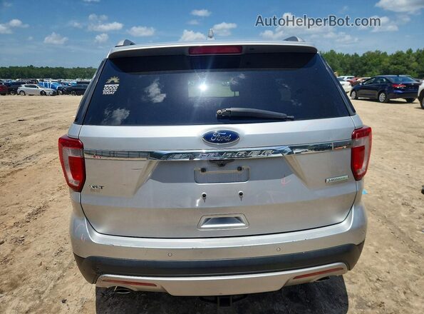 1FM5K7DH3HGC91827 2017 FORD EXPLORER Silver Вид ззаду