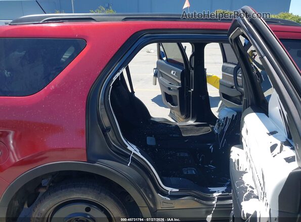 1FM5K7DH3KGA41625 2019 FORD EXPLORER Red Widok naklejki z numerem VIN