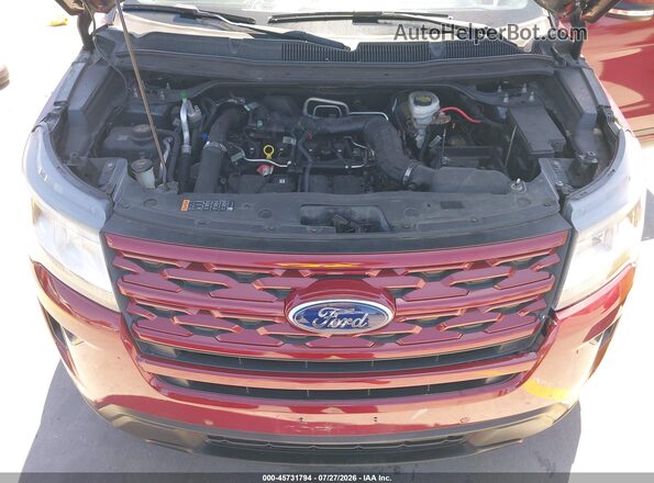 1FM5K7DH3KGA41625 2019 FORD EXPLORER Red Widok z tyłu