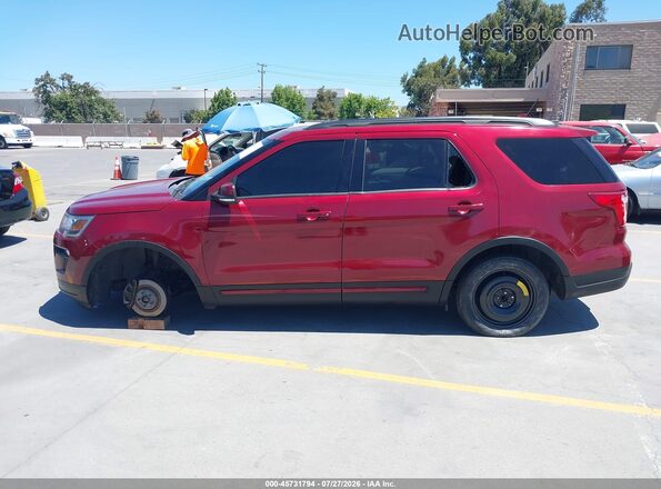1FM5K7DH3KGA41625 2019 FORD EXPLORER Red 
