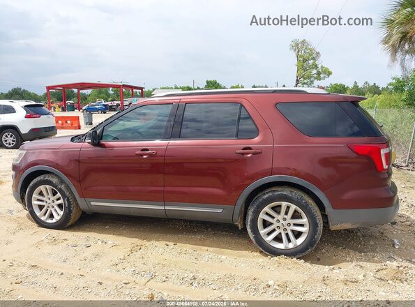1FM5K7DH4GGC54963 2016 FORD EXPLORER Burgundy 360 interior view
