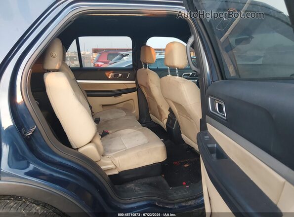 1FM5K7DH4HGB71079 2017 FORD EXPLORER Blue Widok naklejki z numerem VIN
