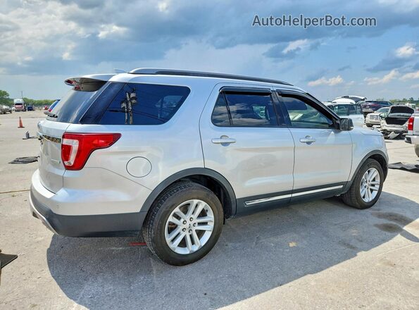 1FM5K7DH4HGD78071 2017 FORD EXPLORER Silver Հետևի աջ